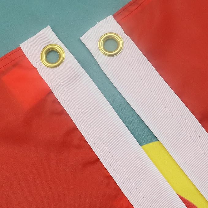 AZ FLAG Set of 5 Grenada Flags – 90 x 60 cm – Grenadine Flag 100% Polyester with Integrated Metal Eyelets