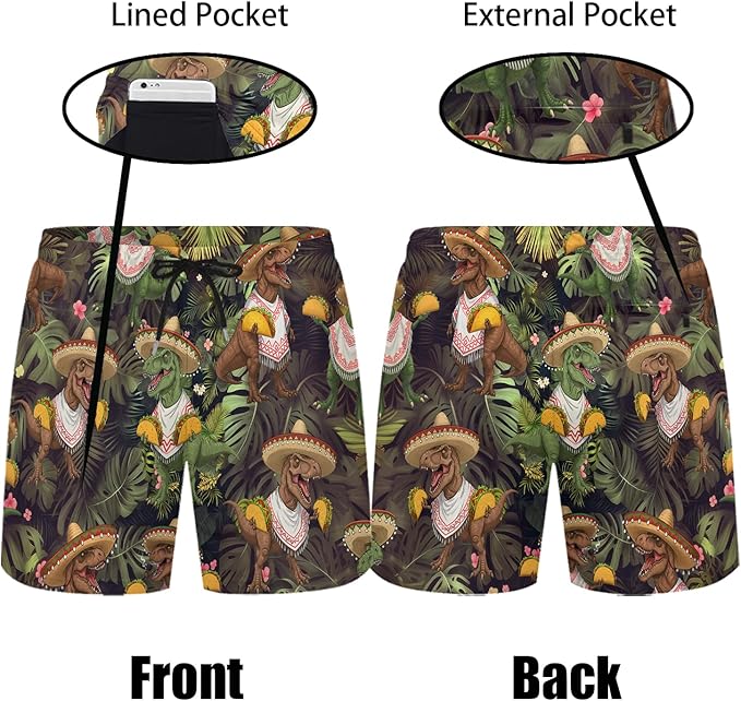 Men's Hawaiian Shirt and Shorts Set 2 Piece Beach Outfits with Bucket Hats for Beach Days and Summer Vibes