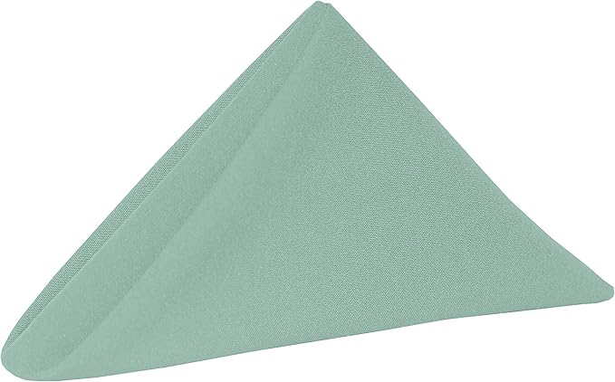 Ultimate Textile Cotton-Feel Seamist Cloth Napkins - 17" x 17" (Set of 24) Washable Dining Quality Polyester, Wrinkle & Stain Resistant