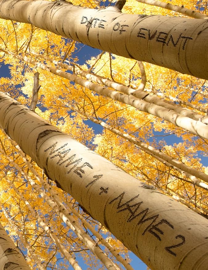 IPIC - Fall in Love, Personalized Artwork with Names and Date on, Customized Gift for Anniversary,Wedding,Birthday and Holidays. 30x20
