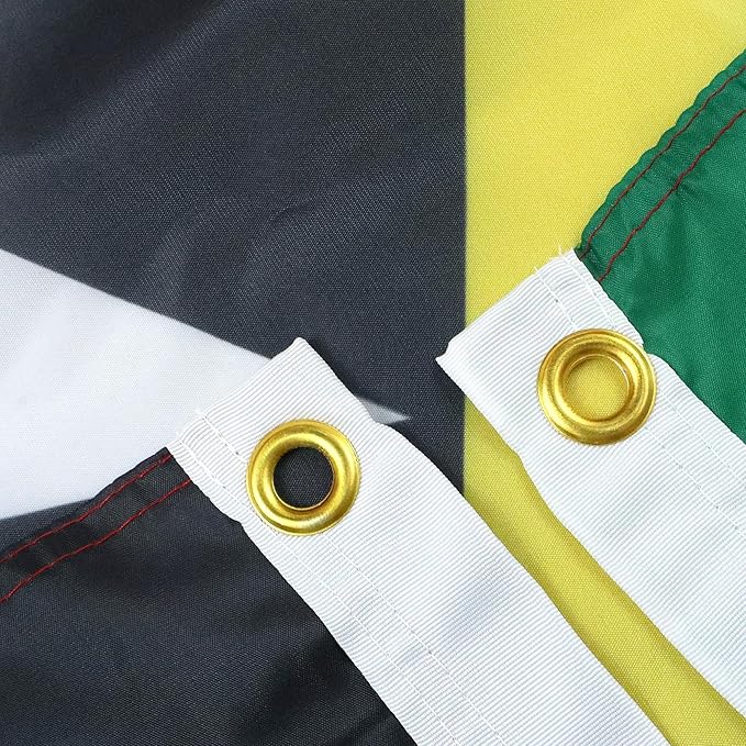 AZ FLAG Set of 10 Saint Kitts and Nevis Flag - 90 x 60 cm - Nevician Kittih Flag 100% Polyester with integrated metal eyelets