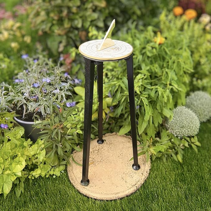 Anniversary Sundial Gift for 60th Diamond Wedding Anniversary in 2026 - Recycled Metal Home Decor Or Garden Present Idea - Handmade in UK for Him, Her Parents Or Couples 60 Year Celebration