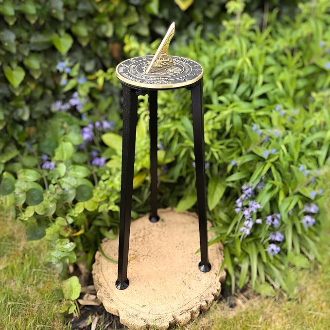 Anniversary Sundial Gift for Any Wedding Anniversary in 2026 - Wonderful Years - Recycled Metal Home Decor Or Garden Present Idea - Handmade in UK for Him, Her Parents Or Couples Celebration