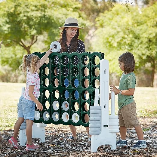 ECR4Kids Jumbo 4-to-Score, Giant Game, Green, White