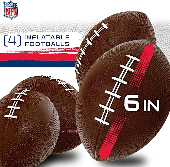 Franklin Sports Target Toss Games - Kids Football + Baseball Target Toss Games for Indoors + Outdoors - Fun Football + Baseball Throwing Games for Kids - Includes Targets + Mini Toy Balls