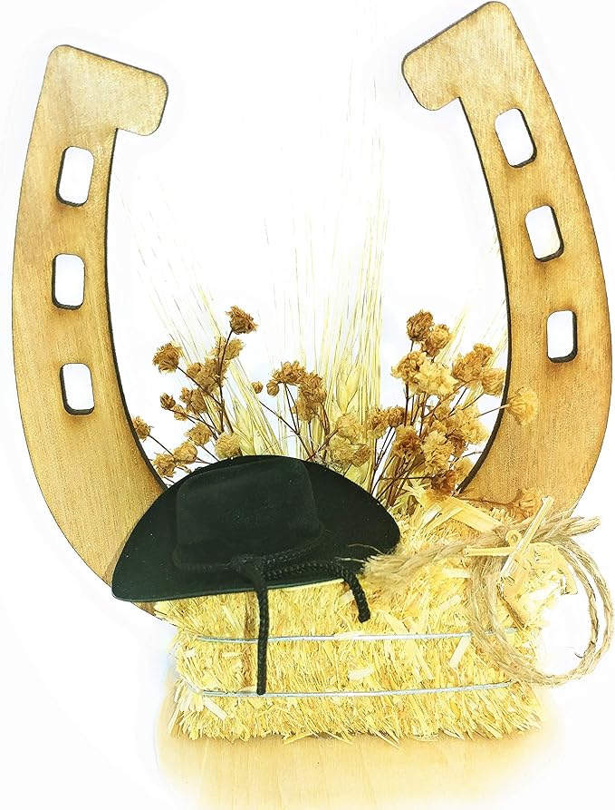 Western Wedding Cake Topper or Table Top Decoration (WC9)