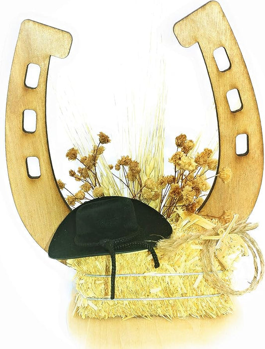 Western Wedding Cake Topper or Table Top Decoration (WC9)