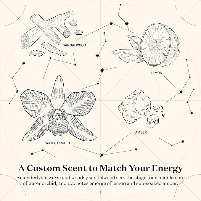 Birthdate Candles, May 30 - Gemini Zodiac Scented Candles Birthday Gift - Orchid, Sandalwood & Lemon Scent - All-Natural Soy & Coconut Wax, 60-80 Hour Burn Time - Made in USA