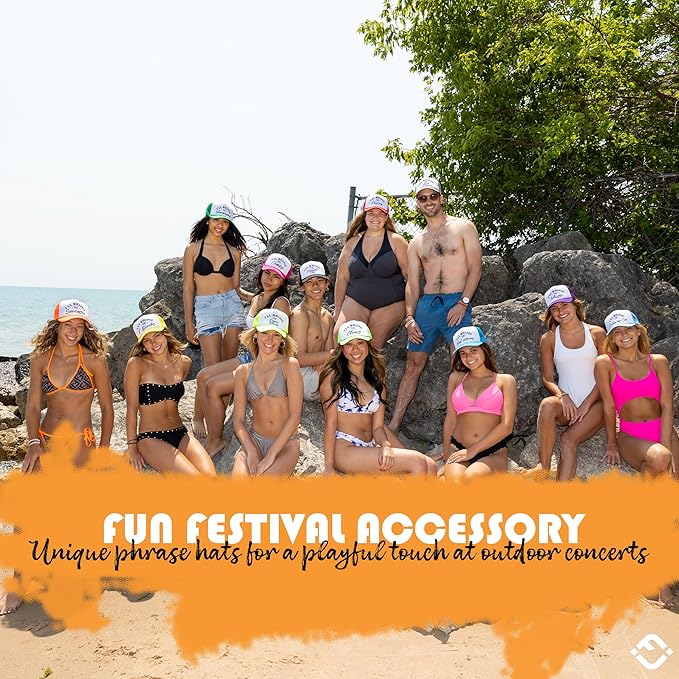 Funky Junque Women's Funny Trucker Hats: Adult Humor for Bachelorette & Girls Trips, Groups 3-25, Mesh Hat - I'll Bring The's