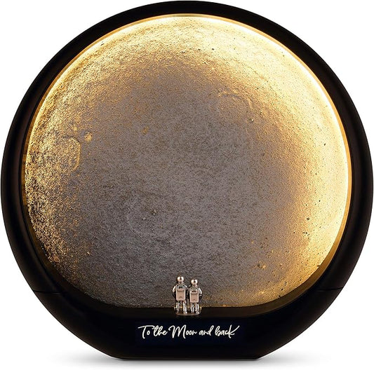 mamre Moon Décor Lamp Anniversary Dating Valentine’s Day Gift Ideas Astronomy Artwork, to The Moon and Back