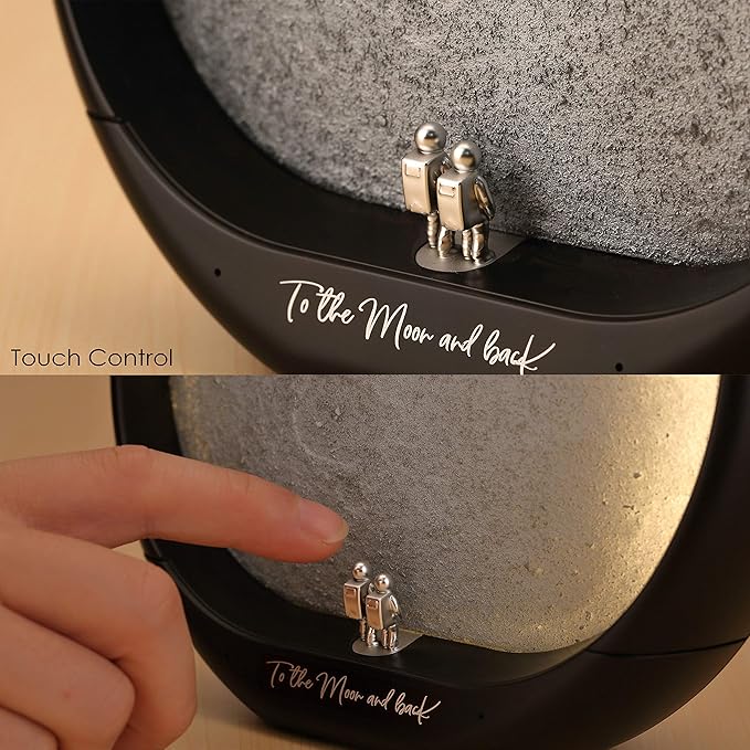mamre Moon Décor Lamp Anniversary Dating Valentine’s Day Gift Ideas Astronomy Artwork, to The Moon and Back
