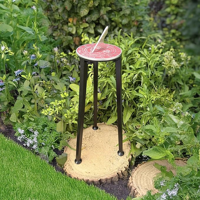 Anniversary Sundial Gift for 35th Coral Wedding Anniversary in 2026 - Recycled Metal Home Decor Or Garden Present Idea - Handmade in UK for Him, Her Parents Or Couples 35 Year Celebration