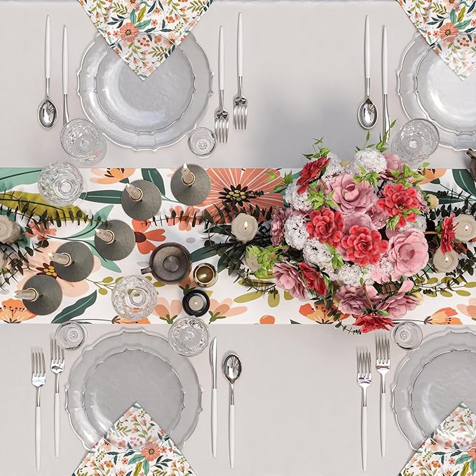Exquisite Tinted Plates 80 Piece Plastic Disposable Plates for Party Set For 40 Guests 40 X 7.5 Dessert Plates & 40 X 10 Thin Delicate Fancy Plastic Plates Disposable Dinnerware Clear Silver Rim