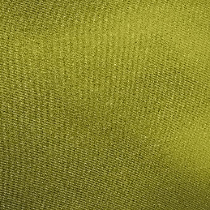 Ultimate Textile Acid Green Bridal Satin Wedding Napkins 17" x 17" (Set of 24) - Cloth Napkins Bulk Set, Wrinkle & Stain Resistant Polyester for Events