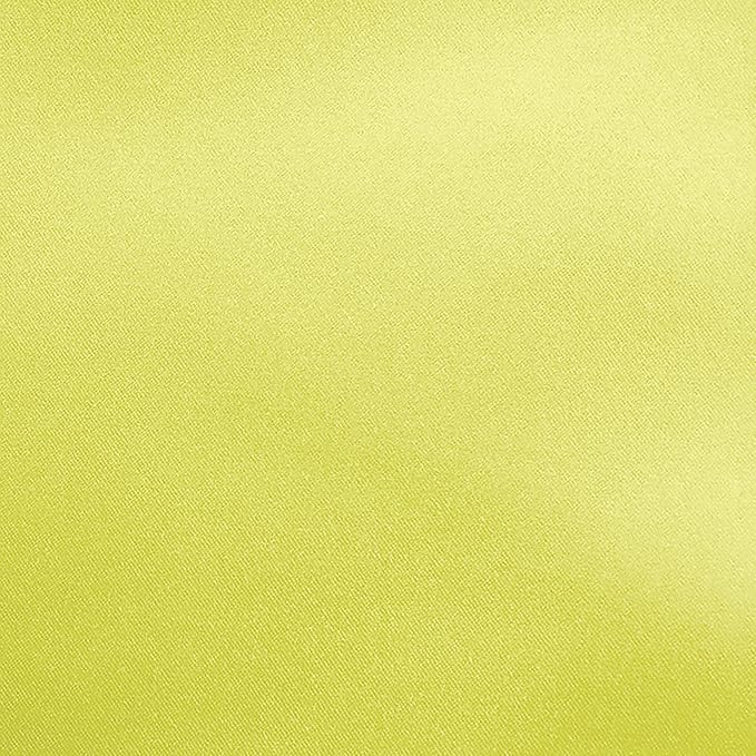 Ultimate Textile Lemon Bridal Satin Wedding Napkins 17" x 17" (Set of 24) - Cloth Napkins Bulk Set, Wrinkle & Stain Resistant Polyester for Events