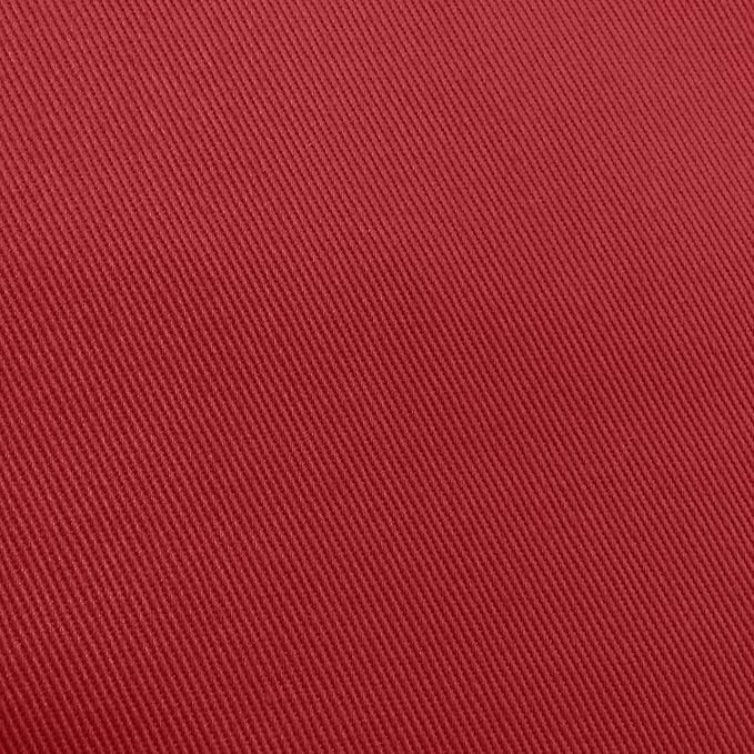 Ultimate Textile Poly-Cotton Twill Red Cloth Napkins - 17" x 17" (Set of 12) Washable Lunch Napkins for Weddings Restaurants Parties