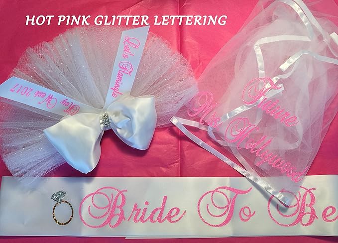Bridal Shower Booty Veil, Booty Cover, Bikini Veil