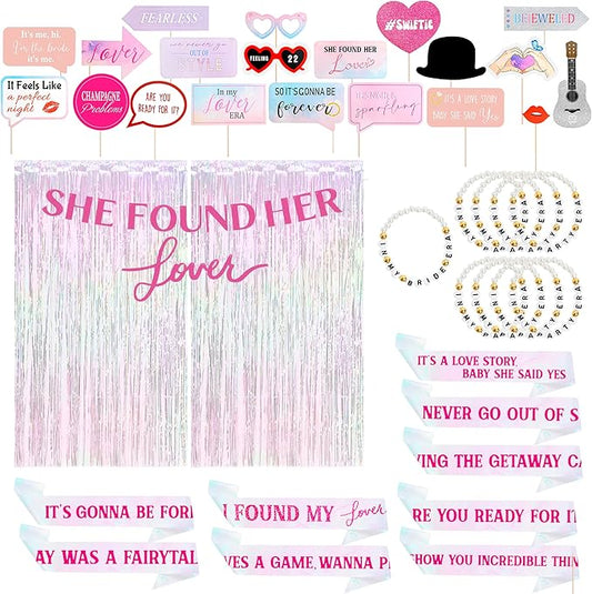 Taylor Party Decorations: Swiftee-Inspired Bachelorette Party Decor, Friendship Bracelets, Gifts and Stuff for Lover Bachelorette Party, Party Favors, Decorations, and Supplies (Lover)