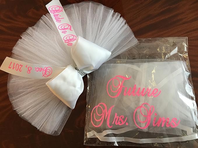Bridal Shower Booty Veil, Booty Cover, Bikini Veil